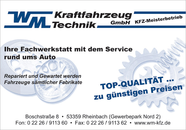 WM Kraftfahrzeugtechnik Logo