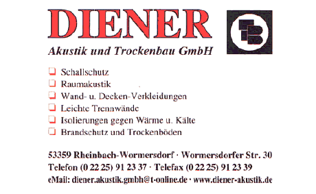 Logo Diener Akustik und Trockenbau GmbH